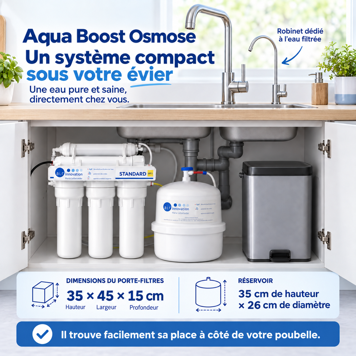 La solution complète pour transformer votre eau, à boire et dans toute la maison