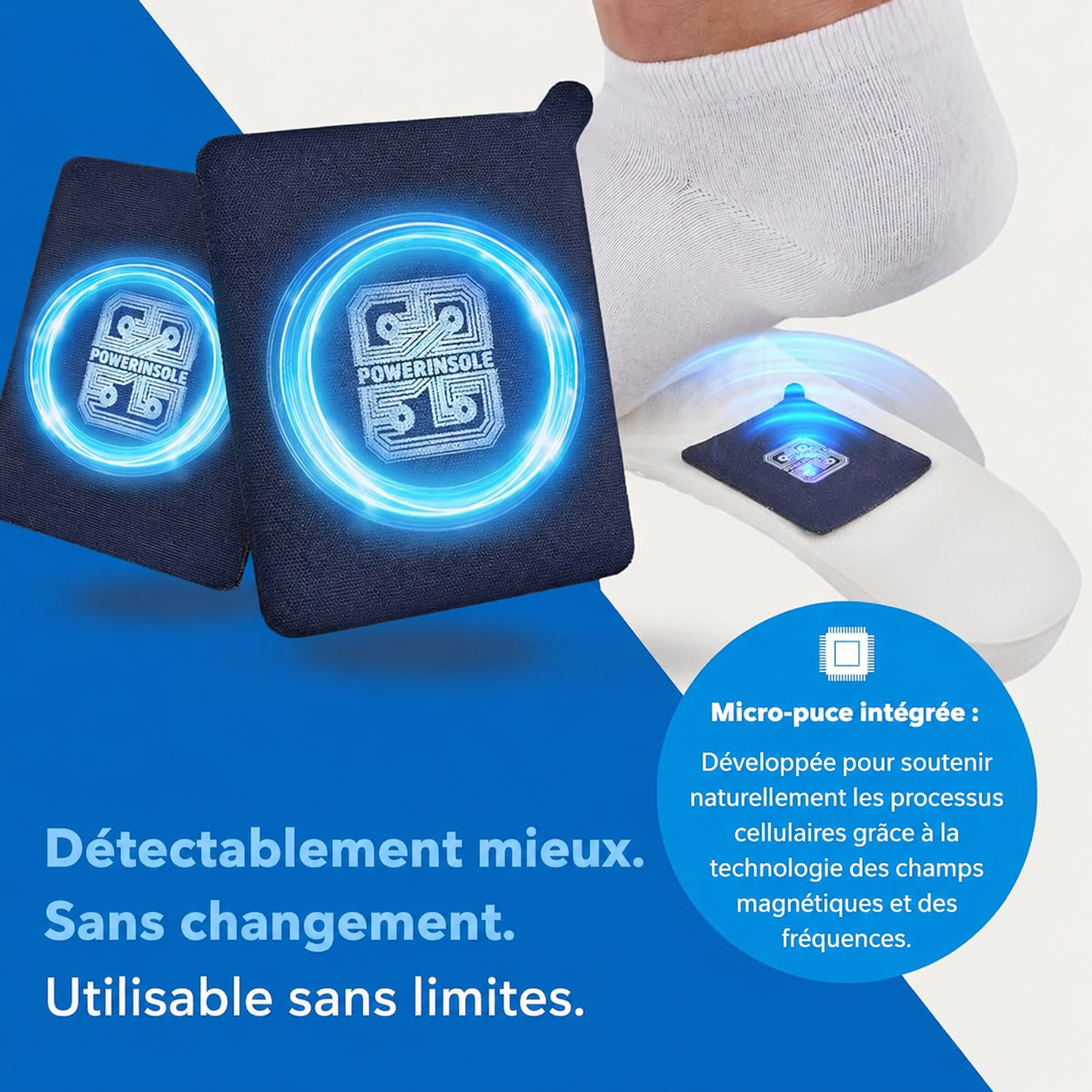 PowerInSole — Booster d'énergie & confort à chaque pas
