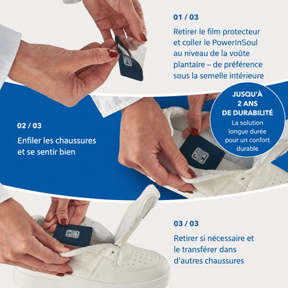 PowerInSole — Booster d'énergie & confort à chaque pas